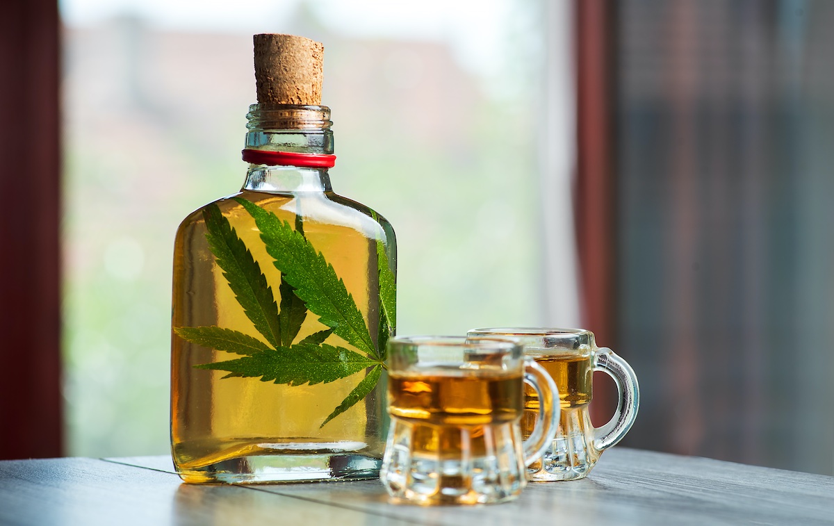 Cannabis-Schnaps und andere Spirituosen