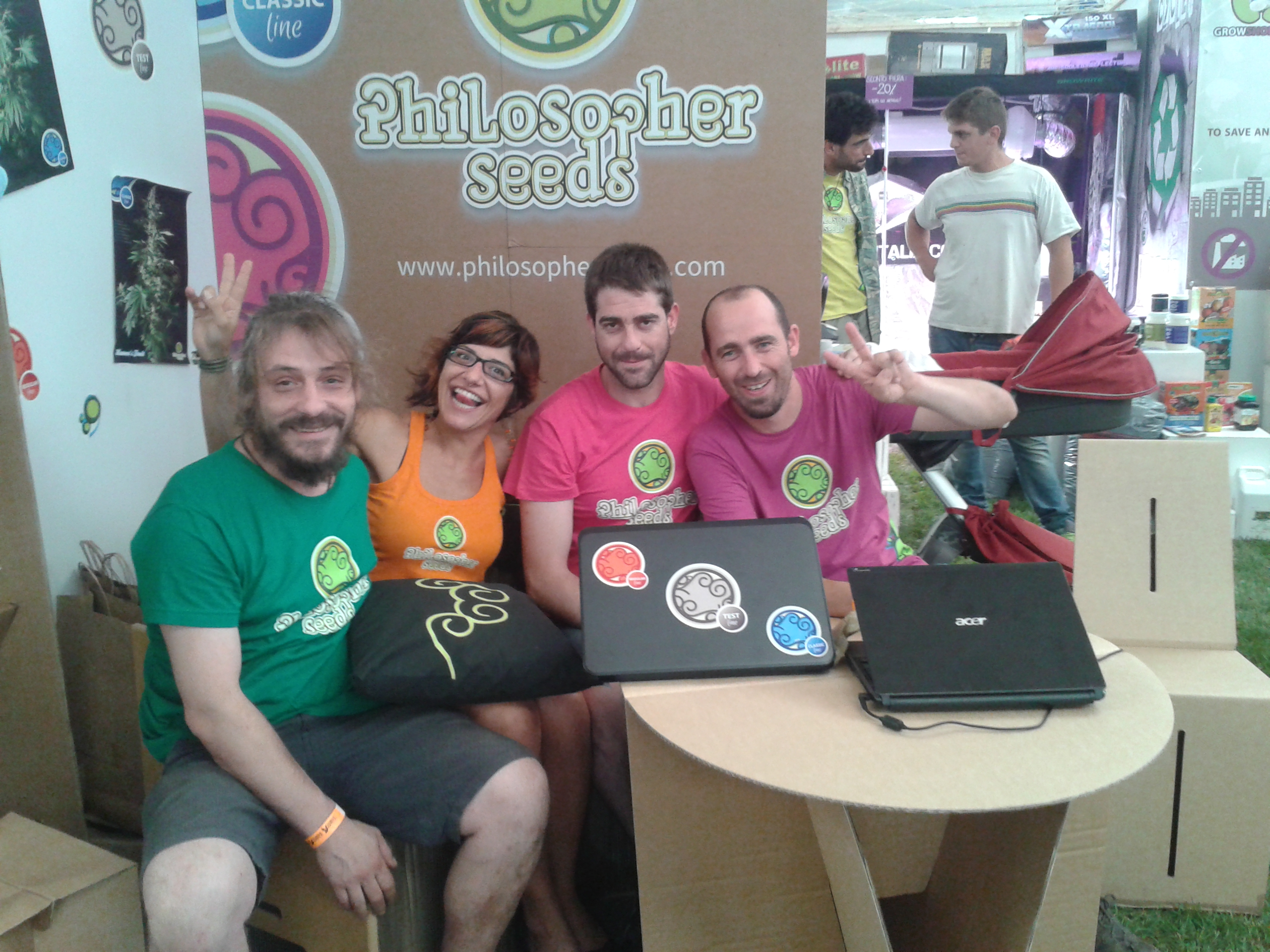 Philosopher Seeds à la Féria Indica/Sativa Trade 2014 Italie